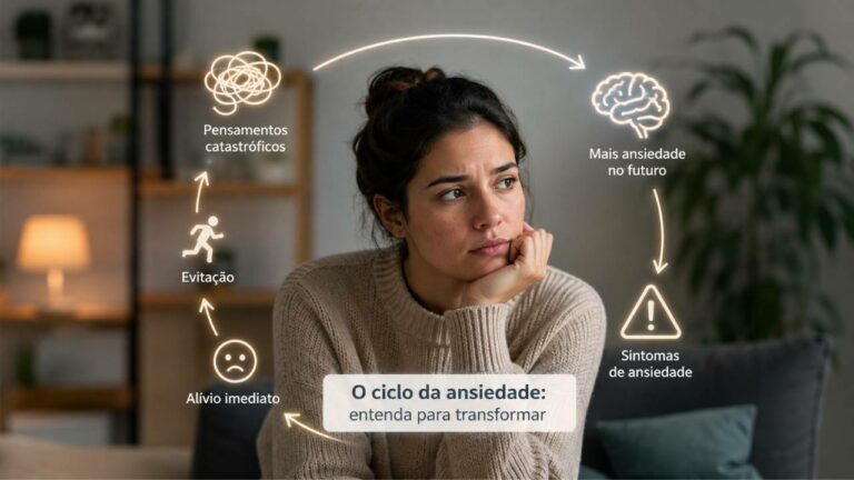 Ansiedade que Não Passa? Como Saber a Hora de Procurar um Psicólogo (e Como a TCC Trata).