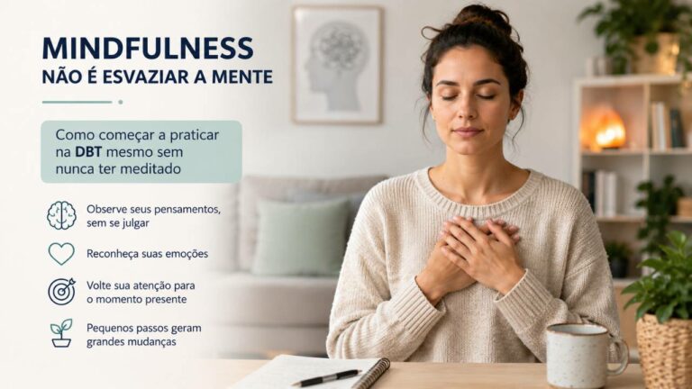 Mindfulness não é Esvaziar a Mente: Como Começar a Praticar na DBT Mesmo sem Nunca Ter Meditado