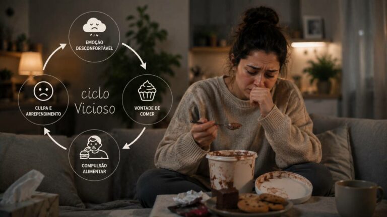 Quando Comer Vira Válvula de escape: Como Tratar a Compulsão Alimentar com TCC e Mindful Eating.